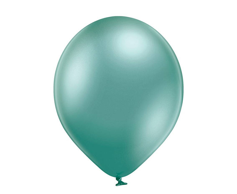 50 Luftballons Uni Glossy Ø30/33cm | Grün