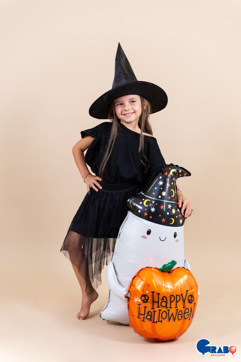Shape Folienballon "Halloween Pumpkin Ghost"