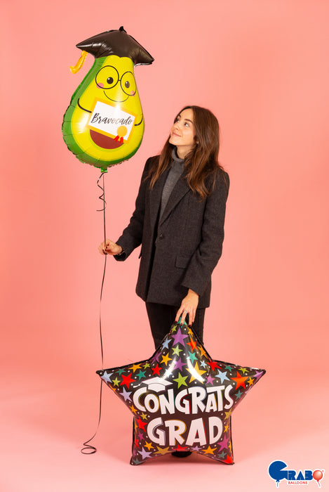 Shape Folienballon "Bravocado" | 64 cm