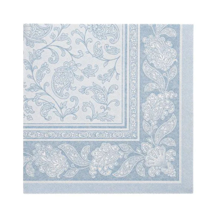 Servietten RC "Ornaments" 40x40cm/50Stk. | Arktikblau