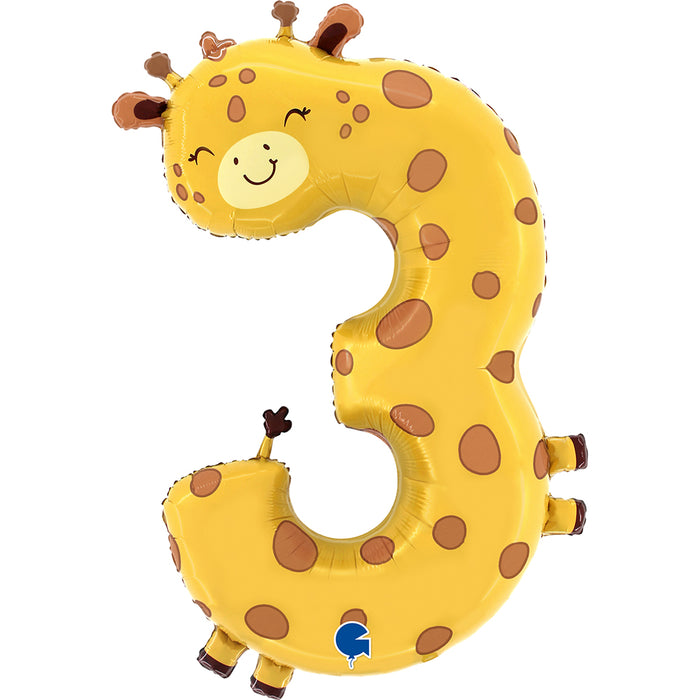 Shape Folienballon "Puppyloons" #3 Giraffe | 91 cm