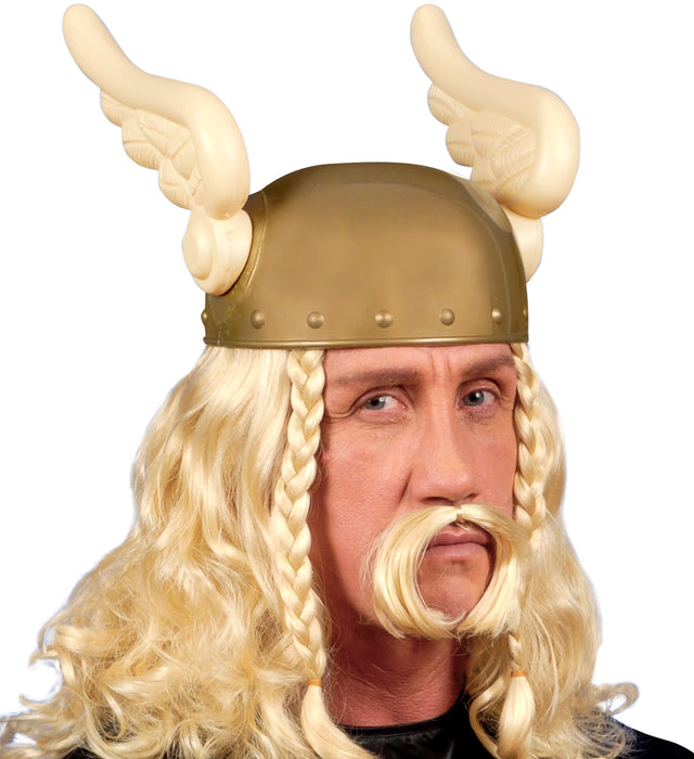 Gallier Helm mit Flügeln | Gold