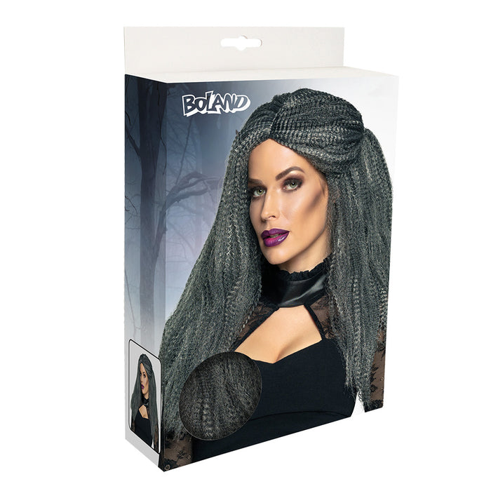 Hexe Griselda  Perücke für Damen - 85605 | Grau