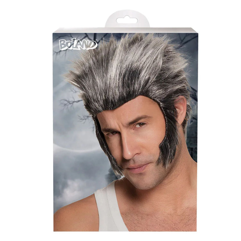Werwolf Perücke zum Halloween Kostüm - 85989 | Grau