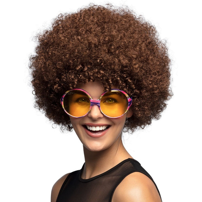 Locken Perücke "Groove" | Braun
