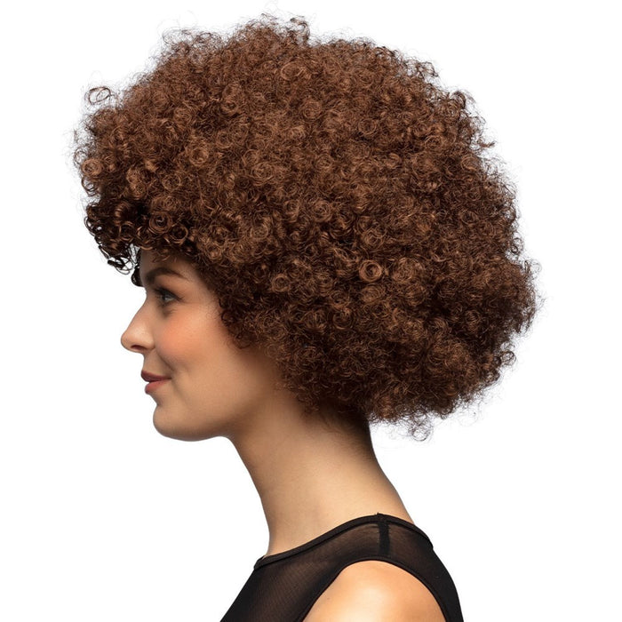 Locken Perücke "Groove" | Braun