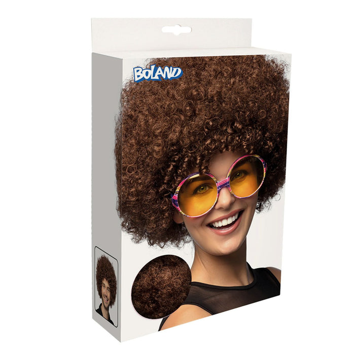 Locken Perücke "Groove" | Braun