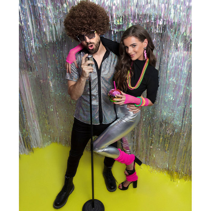 Locken Perücke "Groove" | Braun