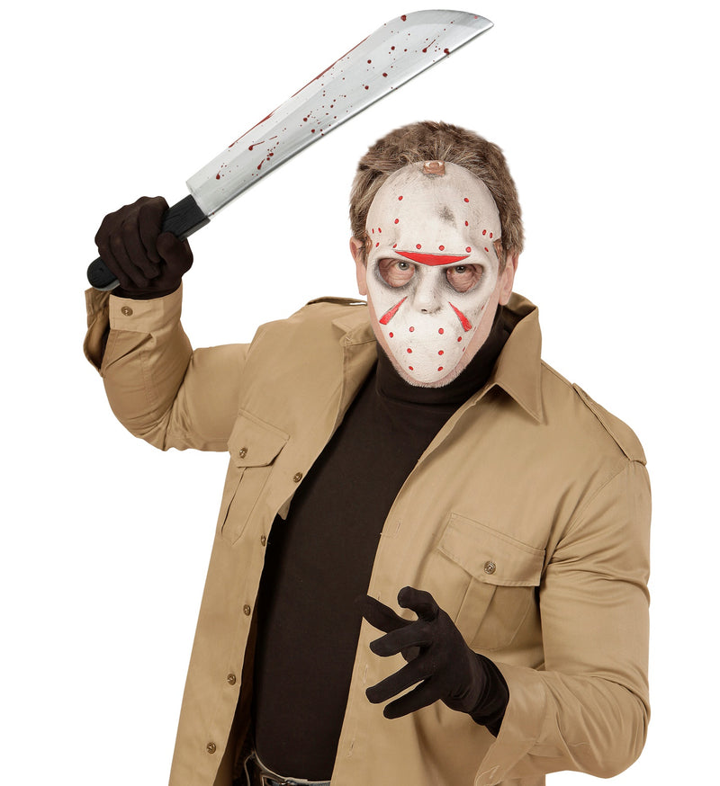 Blutverschmierte Machete - 52 cm | Blutig - Halloween Mörder Waffe