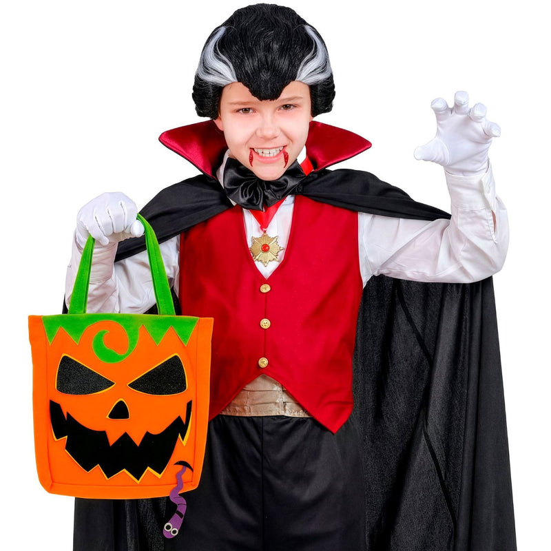 Halloween Betteltasche "Kürbis" | Orange - Süßes oder Saures