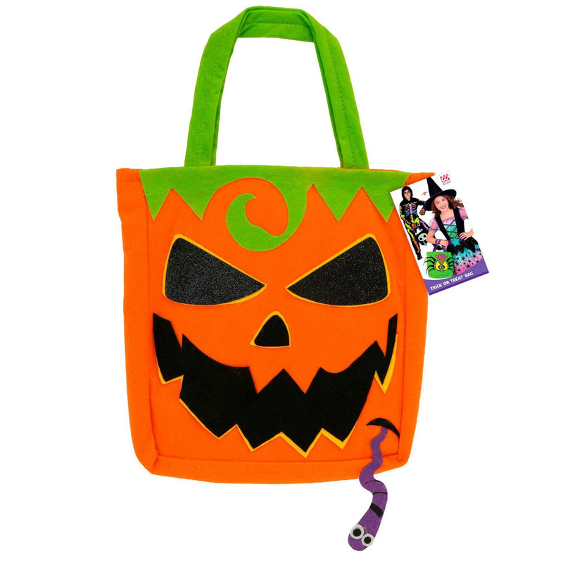 Halloween Betteltasche "Kürbis" | Orange - Süßes oder Saures
