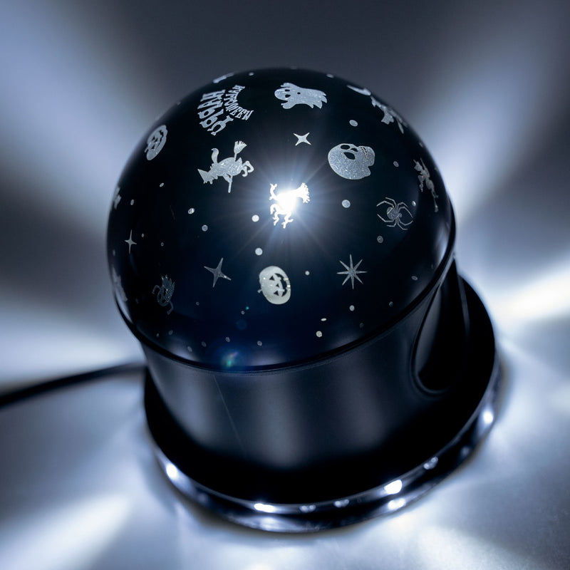 Halloween Discokugel mit Licht und Ton | 12 x 12 x 14 cm Dekoration