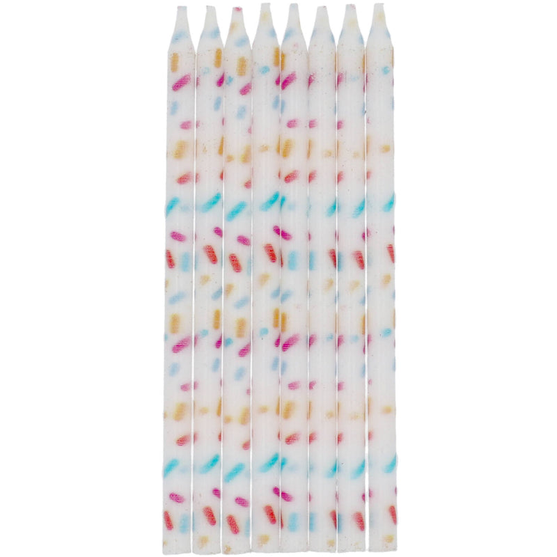 24 Kerzen Cozy Sprinkles | 10 cm Mehrfarbig