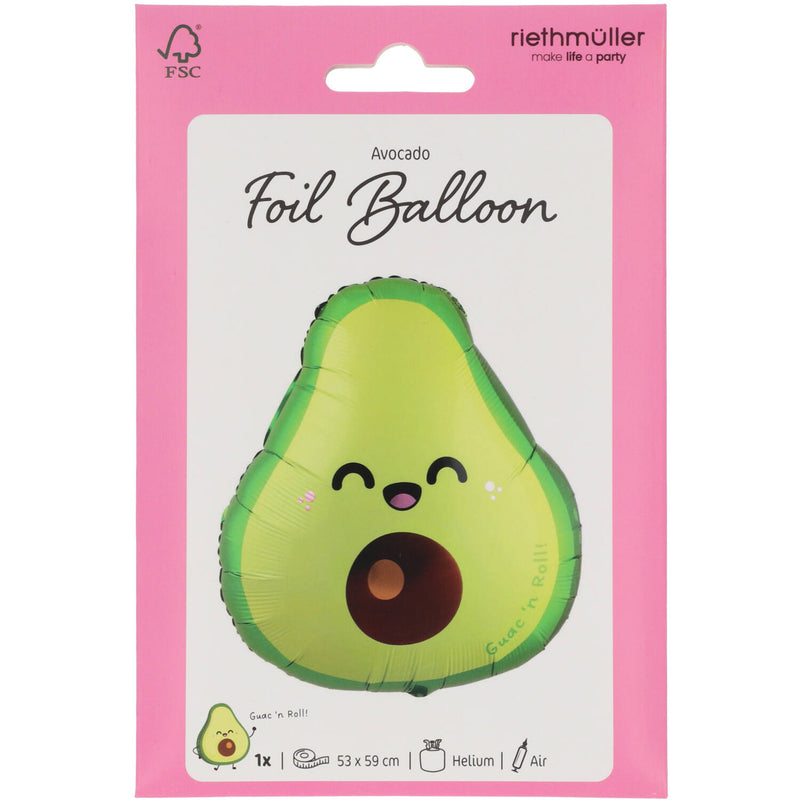 Shape Folienballon "Avocado" | 52x60 cm