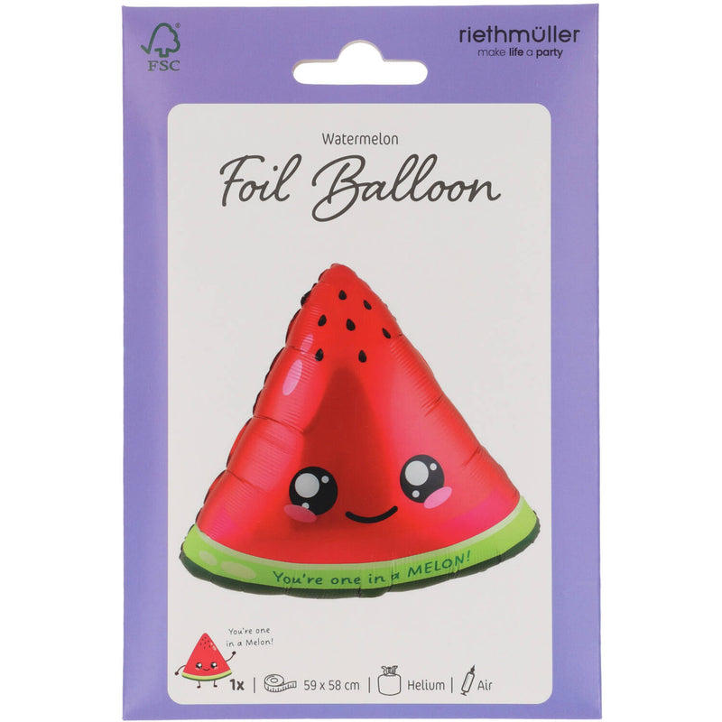 Shape Folienballon "Wassermelone" | 60x57 cm