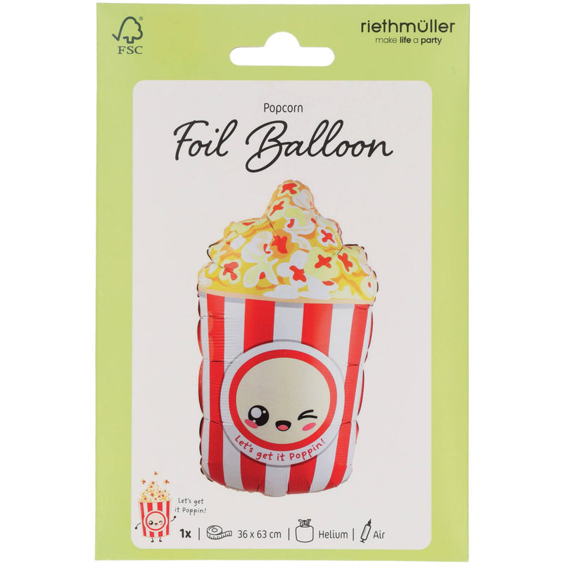 Shape Folienballon "Popcorn" | 37x60 cm