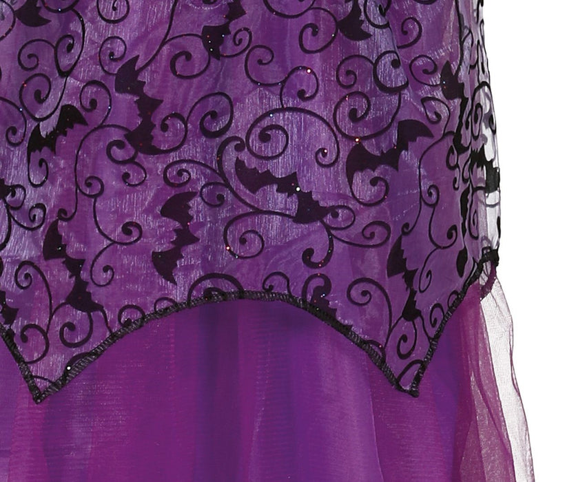 Kostüm Kid Hexe Spitze Kleid m. Hut 7-9J.