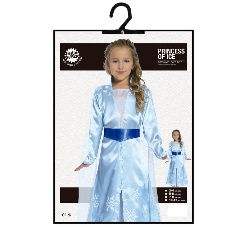 Kostüm "Eis Prinzessin" für Kinder | Hellblau