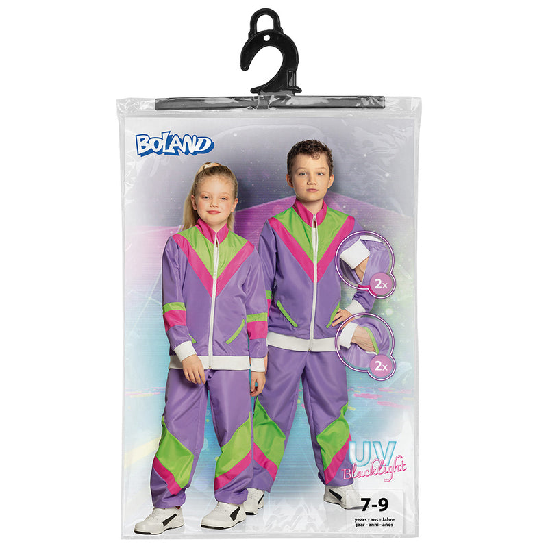 Trainingsanzug "Retro Kid" für Kinder | Lila - UV