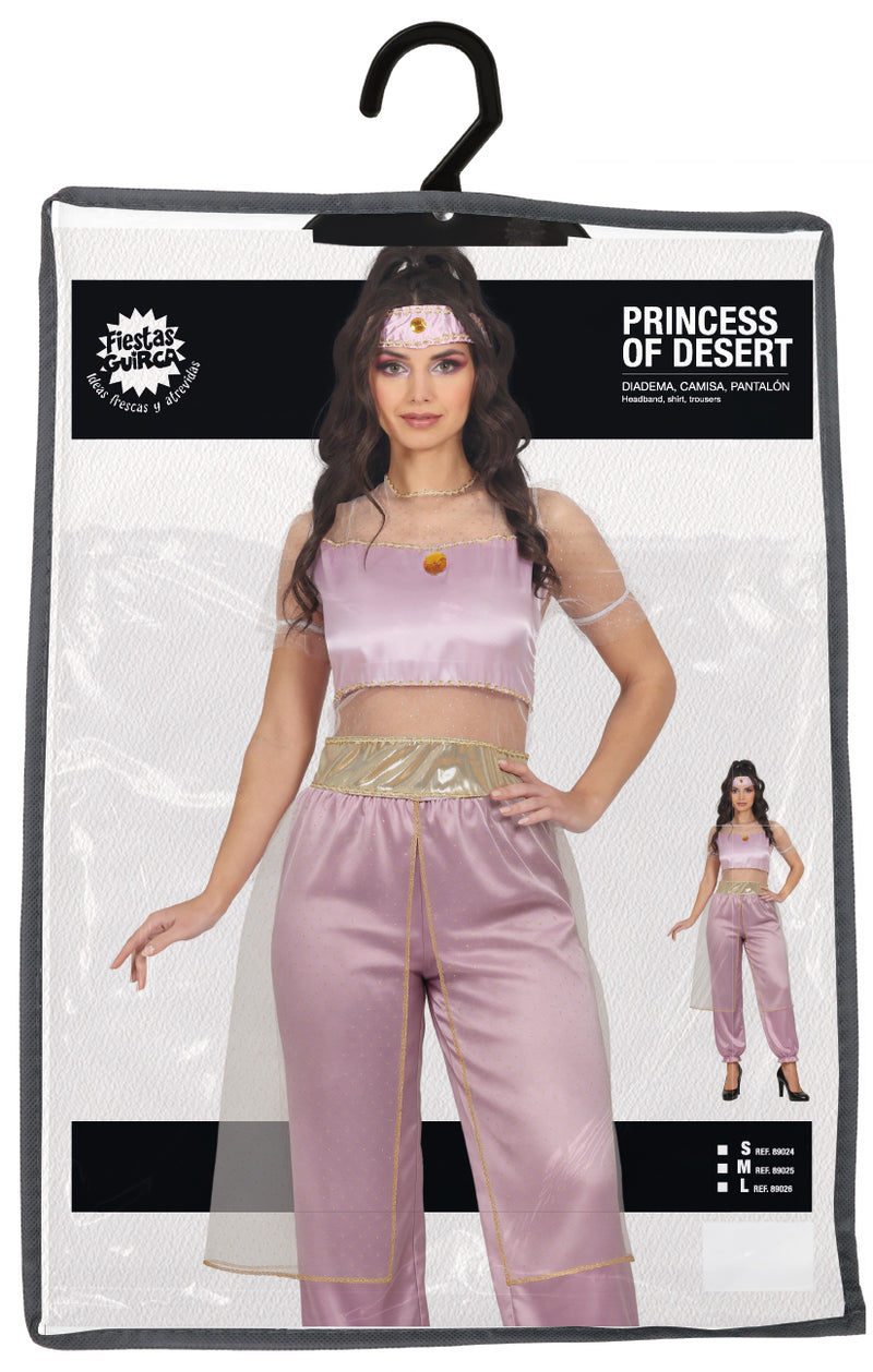 Wüstenprinzessin "Jasmin" Kostüm für Damen | Pink