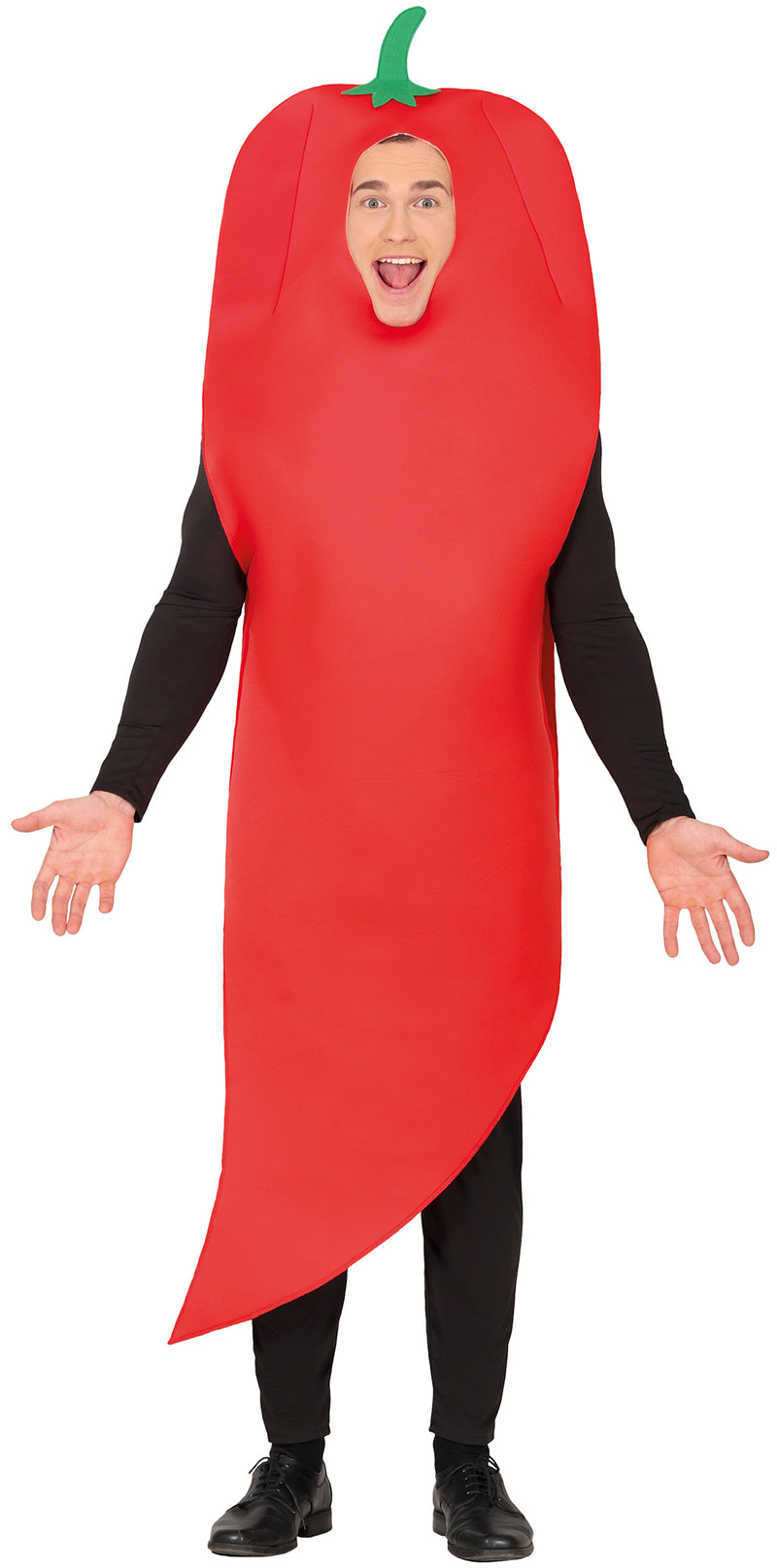 Spaßkostüm "Mister Chili" für Erwachsene | Einheitsgröße 52-54 (L)