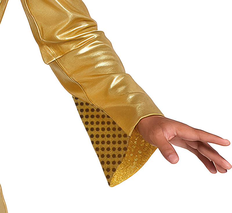 70er Jahre "Disco Star" Kostüm für Herren | Gold