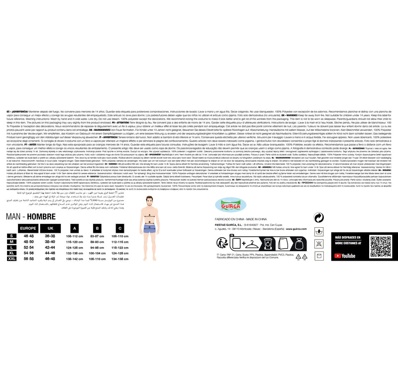 Spaßkostüm "Ananas" für Erwachsene | Einheitsgröße 52-54 (L)