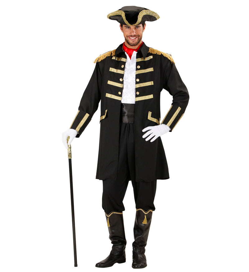 Kostüm Piraten Kapitän Herren - Mantel mit Hut