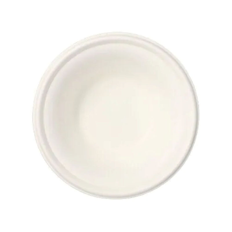 Zuckerrohr Schalen "pure" weiss | 12 Stück 380 ml  Ø 15,5x4,6 cm