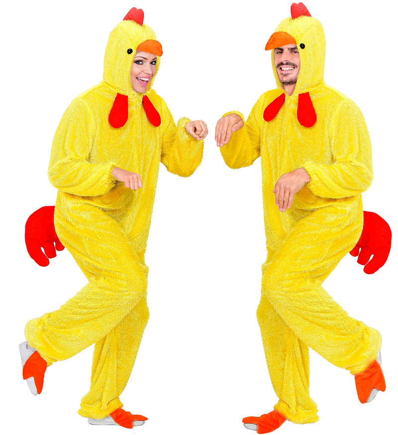 Küken Kostüm für Erwachsene | Gelb - Overall