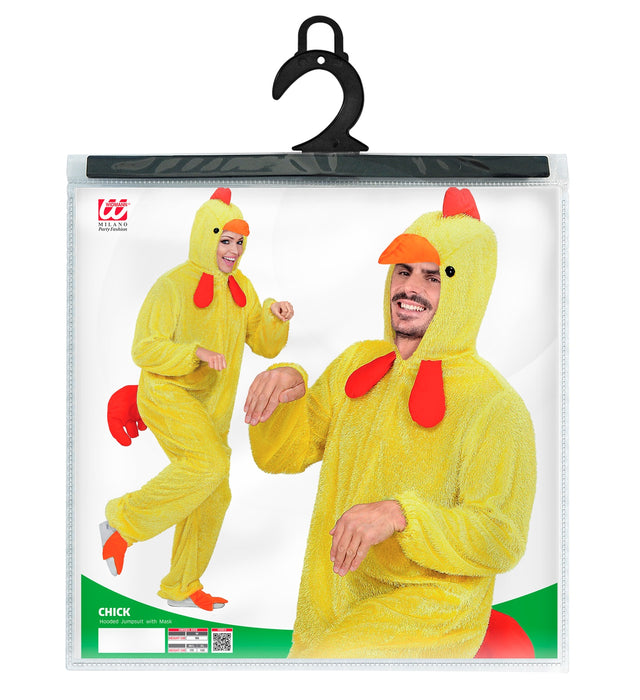 Küken Kostüm für Erwachsene | Gelb - Overall