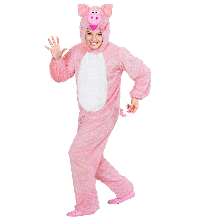 Schwein Kostüm für Erwachsene | Overall