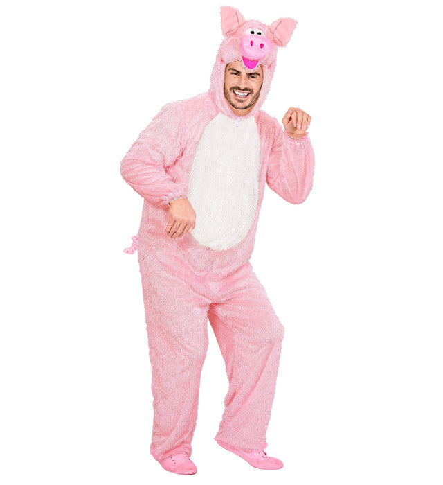 Schwein Kostüm für Erwachsene | Overall