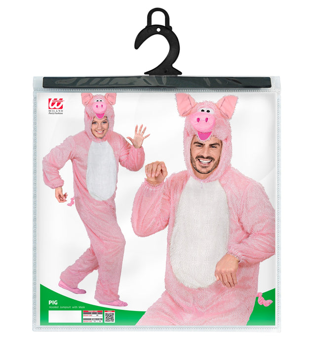 Schwein Kostüm für Erwachsene | Overall