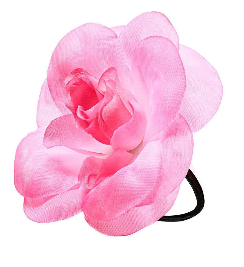 Schmuck Haargummi Blume | Rosa