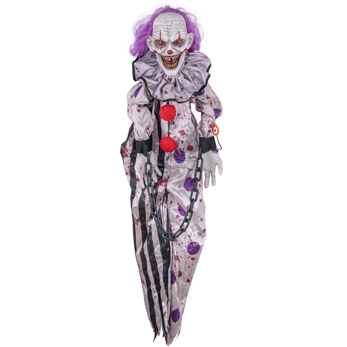 Hänge Figur Clown Animiert 110cm | Mehrfarbig