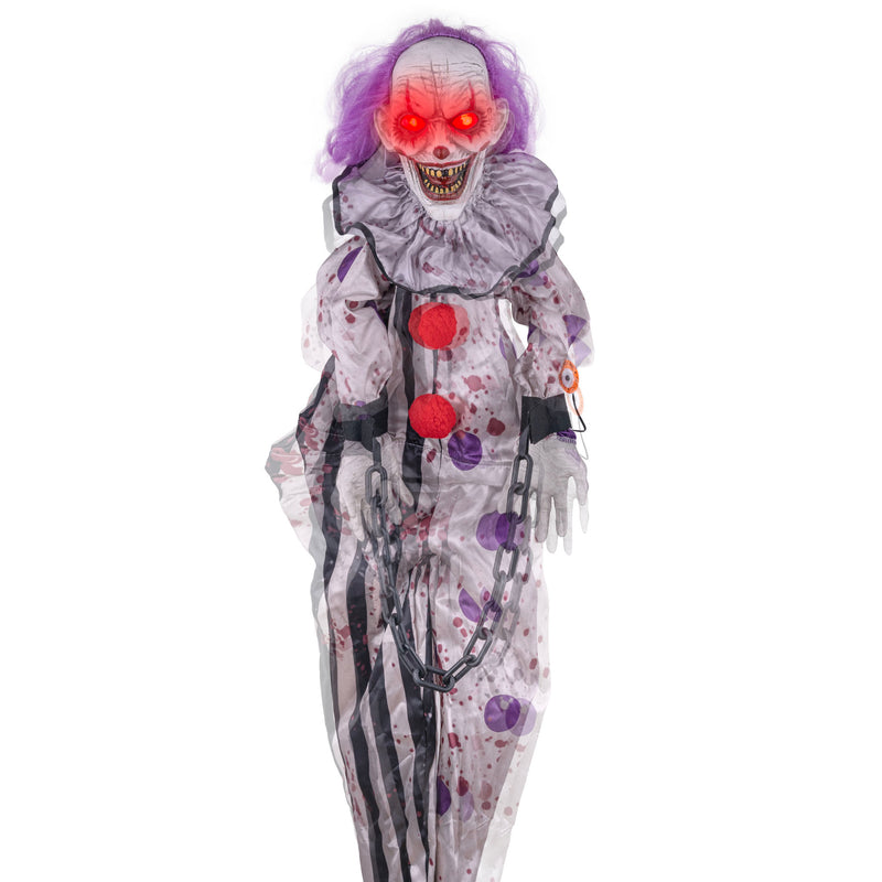 Hänge Figur Clown Animiert 110cm | Mehrfarbig