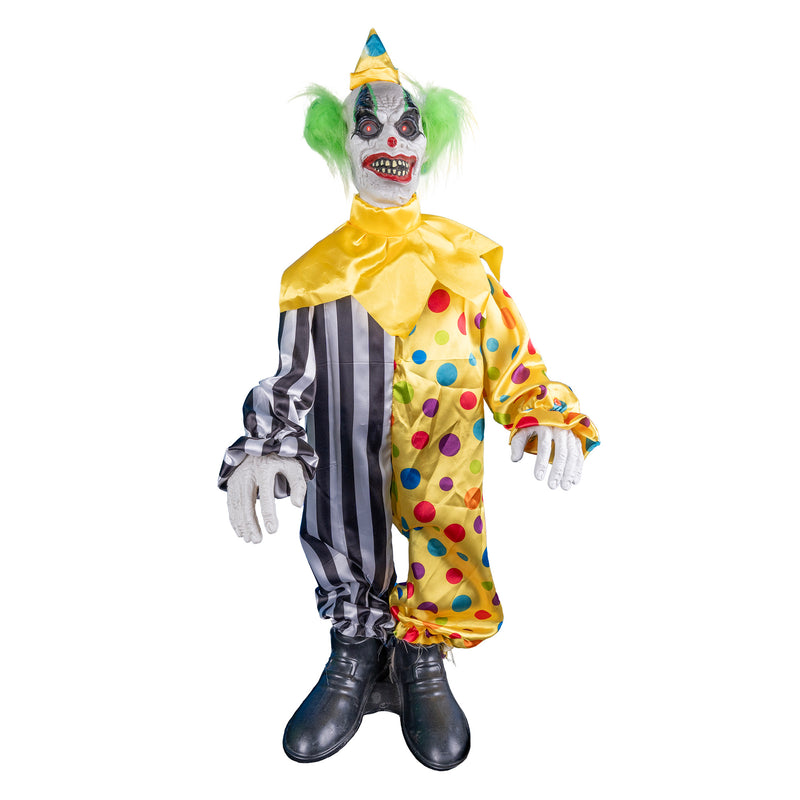 Animierter Clown "Shaking Shaggy" 90 cm | Halloween Dekoration