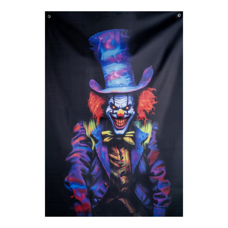 Halloween Fensterdekoration "Horror-Clown" | 118 x 78 cm