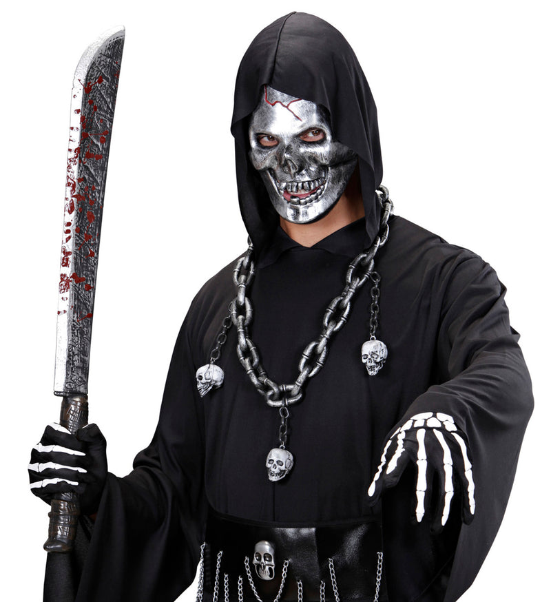 Blutverschmierte Machete - 75 cm | Blutig - Halloween Mörder Waffe