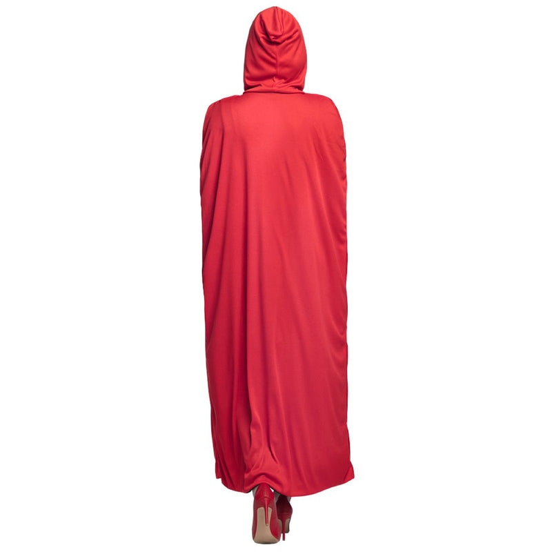 Kostüm Cape schwarz rot wendbar 170cm