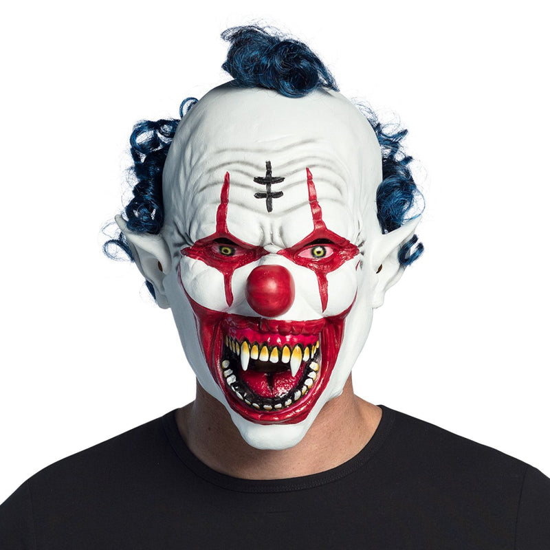 Halloween Latex Maske "Vampir Clown"