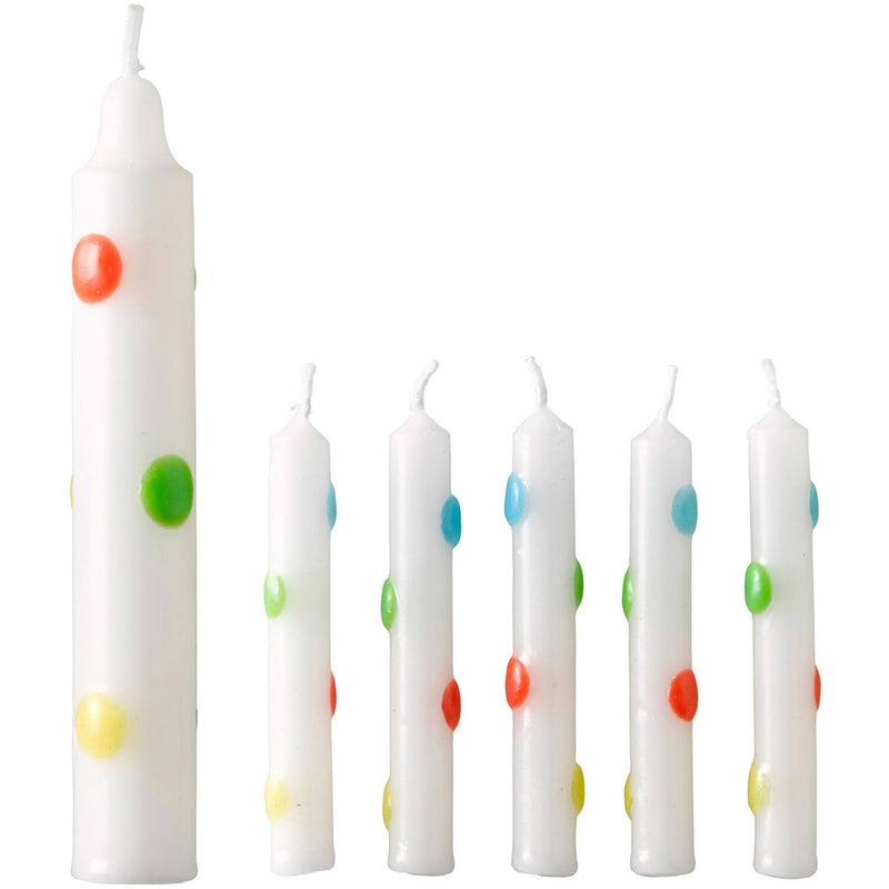 Kerzenset Lebenslicht & Geburtstagskerzen Dots | 11-teilig