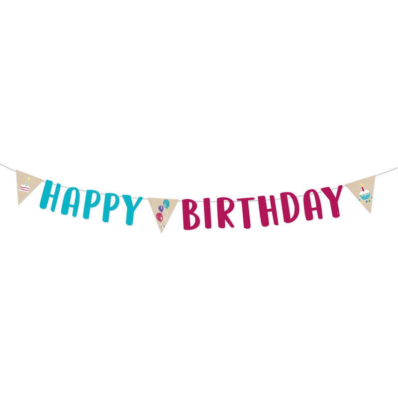 My Birthday Partykette Happy Birthday Papier | 180x14,8 cm