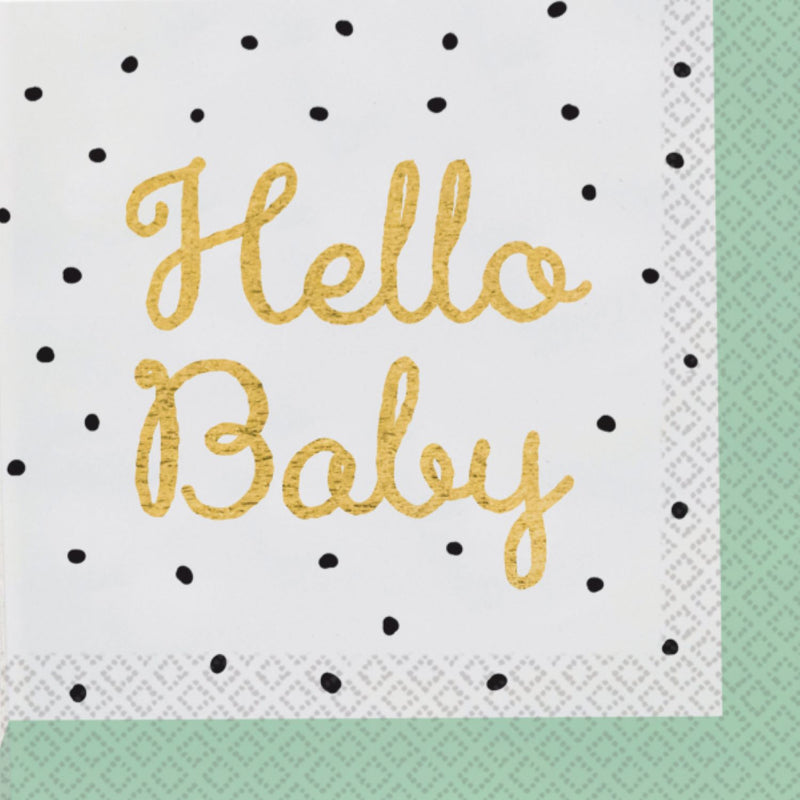 "Hello Baby" Servietten | 20Stk./33x33cm