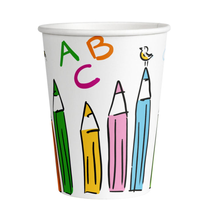 Amscan "Schulstart" - 8 Trinkbecher 250 ml