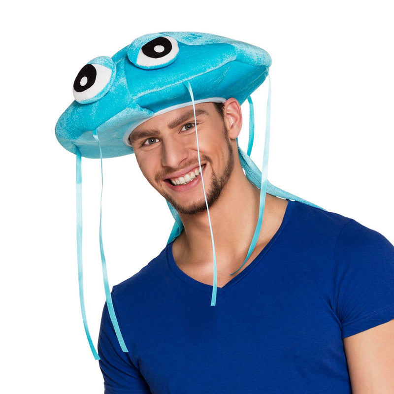 Karneval Hut "Qualle" | Blau