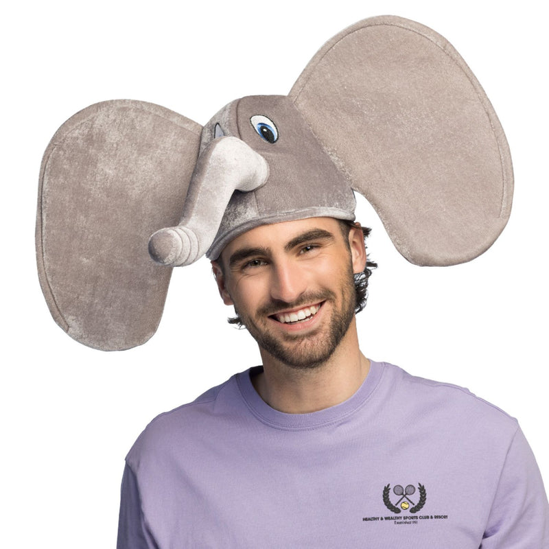Karneval Hut "Elefant" | Grau