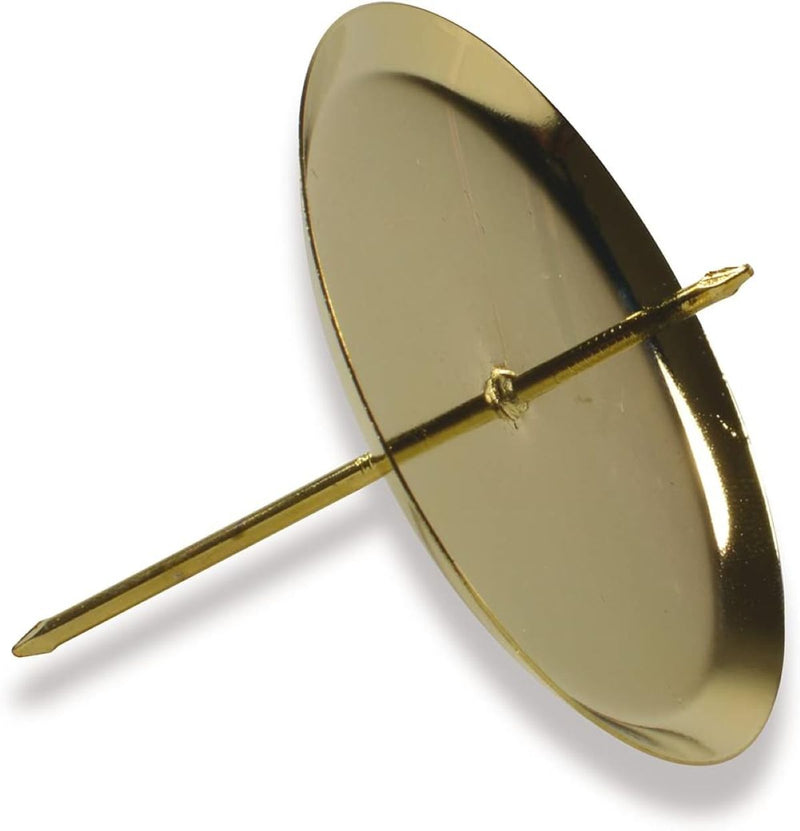 Adventskerzenhalter  | 4 Stück | Ø 6 cm | Metall Gold | 10750