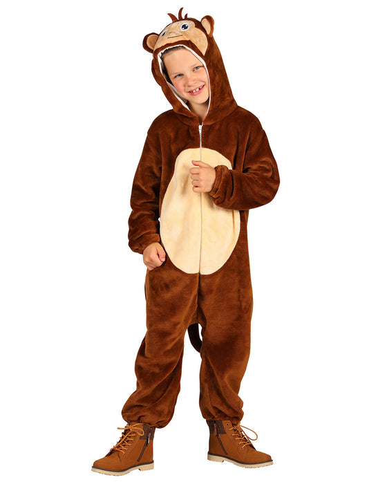 Affe Kinderkostüm | Braun - Overall